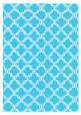 Printed Wafer Paper - Moroccan Pastel Blue